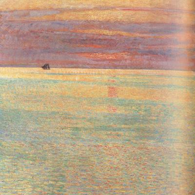 Childe Hassam Sunset at Sea (nn02) oil painting picture